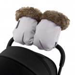 Gants pour poussette MoMi gris