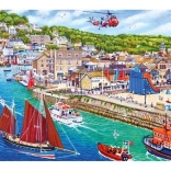 puzzle panoramique Port de Looe de Gibsons, 636 pièces