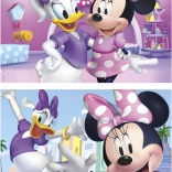 Puzzle en bois Minnie et Daisy 2×50 pièces