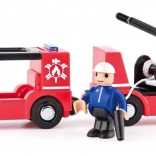 Camion de pompiers avec échelle