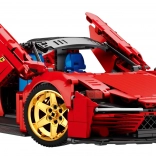Ensemble de blocs de construction voiture de sport rouge