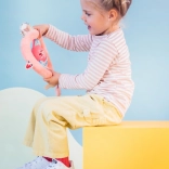 Volant textile Lilliputiens avec un petit cerf Stella