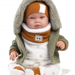 Llorens New Born poupée réaliste avec sons 44 cm
