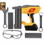 Pistolet à clous pour enfants avec set d’outils à piles