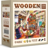 WOODEN CITY Puzzle en bois Souhait dans la bibliothèque 1010 pièces