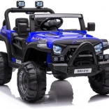 Voiture électrique pour enfants 12V bleue avec roues EVA et télécommande