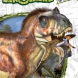 JIRI MODELS Cahier de coloriage avec autocollants – dinosaures