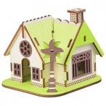 Puzzle en bois 3D Maison d'Ellie