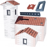 Classic World EDU briques de construction en mousse EVA – set de toitures, 38 pcs