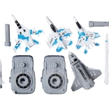 Fusée avec rampe de lancement et accessoires