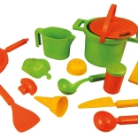 lena eco set de cuisine en sable, 14 pièces