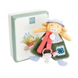 Vache en peluche Aneth avec attache-tétine 19 cm