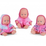 Adorable bébé en peignoir coloré