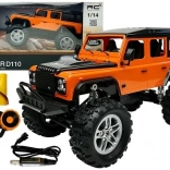 Voiture RC LAND ROVER Defender 1:14 – 4x4 tout-terrain orange radiocommandée