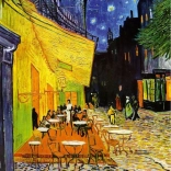 Puzzle musée : Terrasse du café le soir 1000 pièces