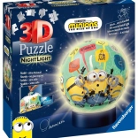 Puzzle 3D boule lumineuse MINIONS de Ravensburger
