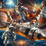 Puzzle Magie galactique : État d’apesanteur 1000 pièces