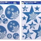 Décoration de fenêtre de Noël 41x29 cm