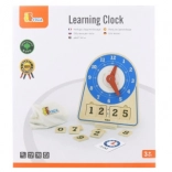 Viga horloge en bois pour apprendre l’heure Montessori