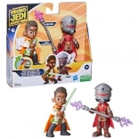 Star Wars Pop‑Up Duel pack de 2 figurines 10 cm – Young Jedi Adventures