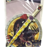 Épée en mousse et bouclier D‑Rex pour enfants