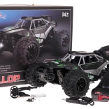 Crawler RC GALLOP 1:16 4x4 avec carrosserie métallique – Vert