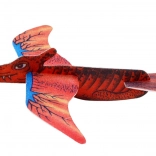 Avion en mousse dinosaure rouge