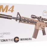 carabine M4 à billes de gel avec accessoires