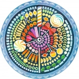 Puzzle Ravensburger Cercle des couleurs Confiseries 500 pièces