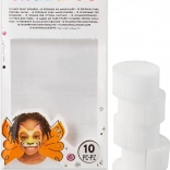 éponges pour peintures faciales SNAZAROO, demi-lunes, 10 pcs