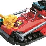 Voiture de pompiers Qman avec canon à eau 1805-4 bateau de sauvetage