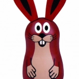Figurine magnétique en bois lapin