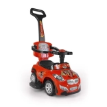 Véhicule heureux rouge