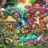 Ravensburger Puzzle Village aux Champignons 1000 pièces