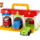 Garage avec petites voitures et accessoires Technok Toys