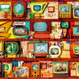 Puzzle L’âge d’or de la télévision 1000 pièces