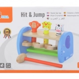 jeu de frappe en bois avec animaux Hit & Jump