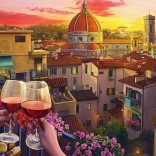 Ravensburger puzzle Lieux douillets : terrasse à Florence XXL 500 pièces