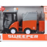 Balayeuse de trottoir en plastique à piles