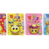 Carnet Happy Smile avec émoticônes, ligné, 9,5 × 12 cm