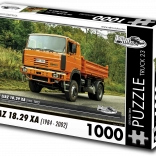 Puzzle RETRO-AUTA ŠKODA LIAZ 18.29 XA (1994–2002) – 1000 pièces