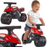 draisienne moto FALK Racing rouge avec roues larges