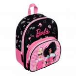Sac à dos enfant Barbie rose et noir