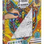 Grafix peinture par numéros – tigre, toile sur châssis 30 × 40 cm