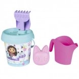 Seau à sable Gabby’s Dollhouse avec arrosoir et accessoires