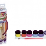 Peintures acryliques pour céramique, verre et pierres - ensemble de 6 pièces