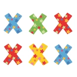 Lettre en bois Étoile X de Bigjigs Toys