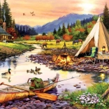 puzzle art camping 3000 pièces