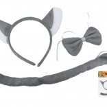 Set de carnaval loup pour enfants