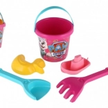 Set de sable PAW Patrol, 5 pièces, rose